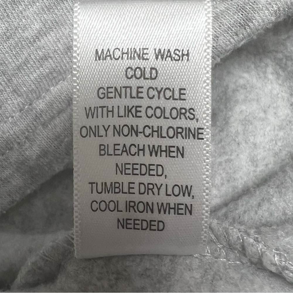 PacSun Winter Cinch Me Jacket XS Gray Soft Fleece Lined Full Zip Sweatshirt - Picture 14 of 15